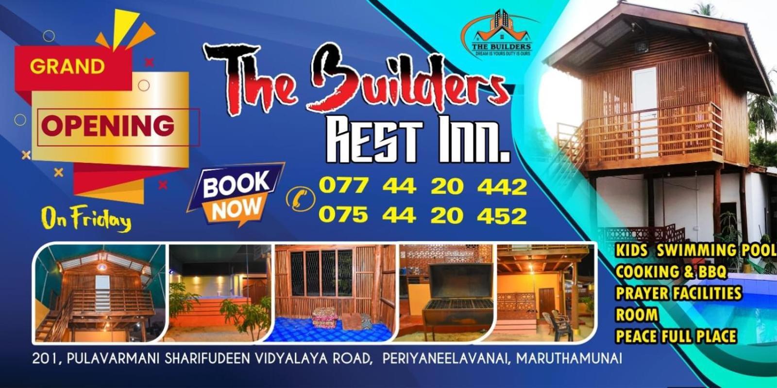 The Builders Rest Inn Kalmunai Exterior photo